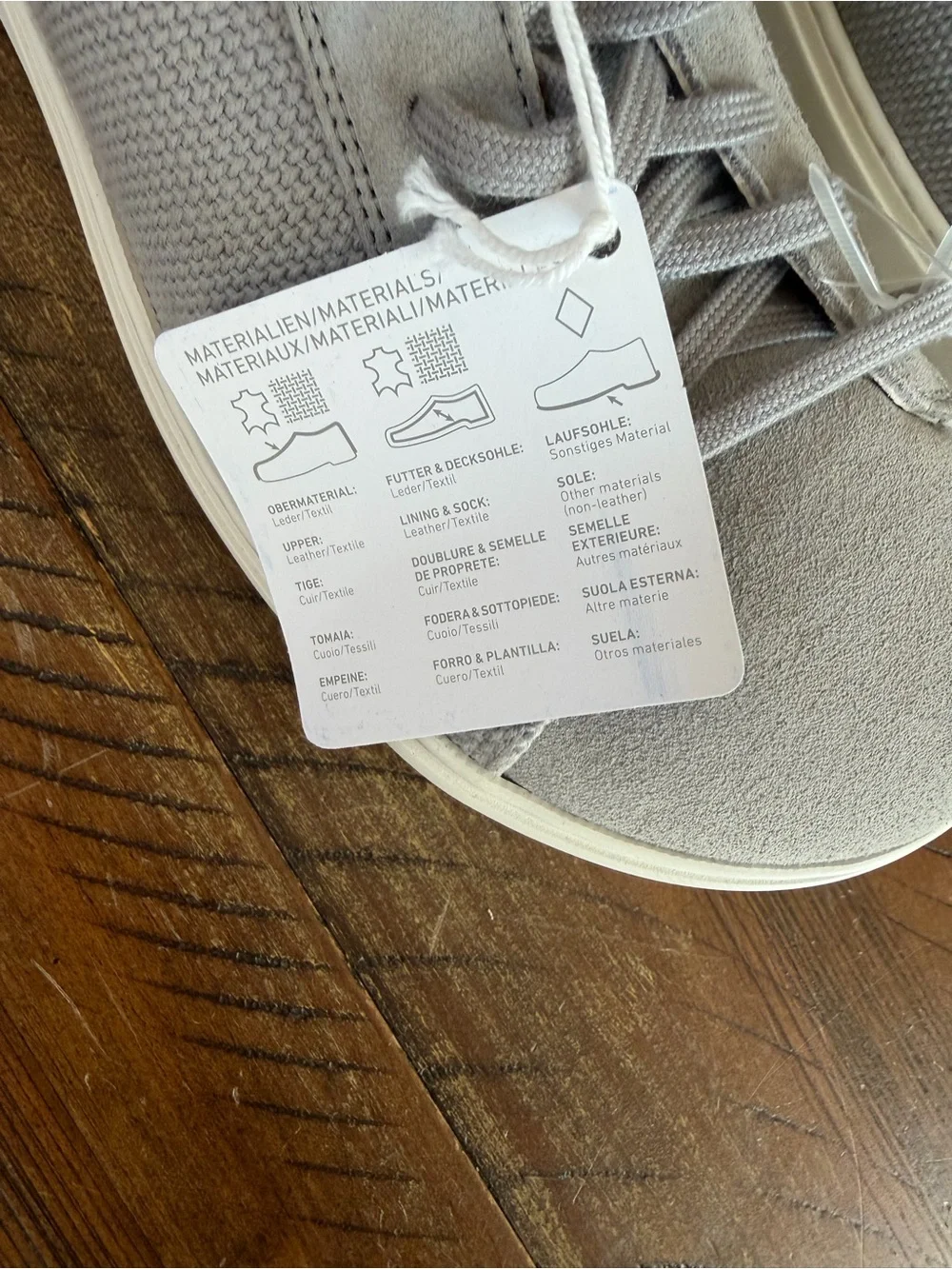 Men’s Birkenstock Sneaker Ben Light Gray Suede Size 10 New Shoes